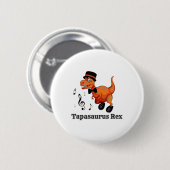 Niedlich Dinosaurier Stecht Tanzgeschenk - Tapasau Button (Vorne & Hinten)