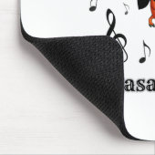 Niedlich Dinosaurier Stecht Tanzgeschenk - Tapasau Mousepad (Ecke)