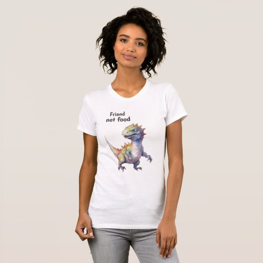 Niedlich Dinosaurier T-Shirt (Vorne ganz)