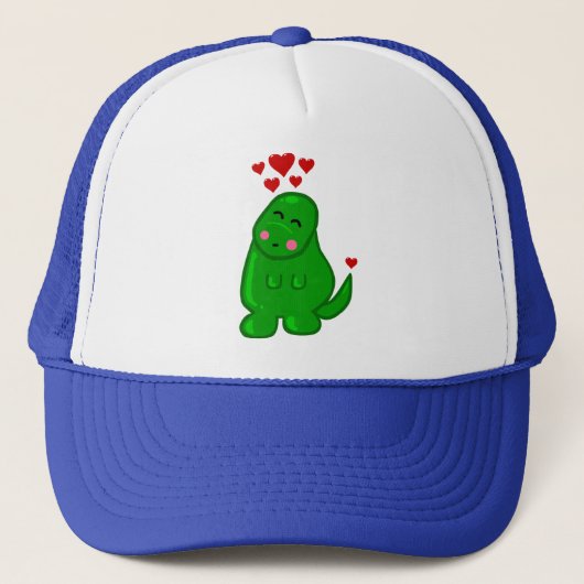 Niedlich Dinosaurier Truckerkappe (Vorderseite)