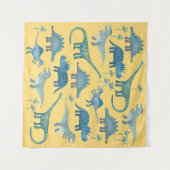 Niedlich Dinosaurier Wandteppich (Vorderseite (Horizontal))