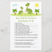 Niedlich Dinosaurier, wie gut Sie Baby Duwergame k (Vorderseite)