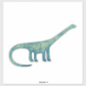 Niedlich Diplodocus Dinosaurier-Aufkleber Aufkleber (Blatt)