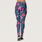 Niedlich Ditzy Floral Gemustert | LEGGINGS (Rückseite)