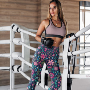 Niedlich Ditzy Floral Gemustert LEGGINGS