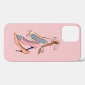 Niedlich Diva Watercolor Stilettos Girly Glam Case (Rückseite (Horizontal))