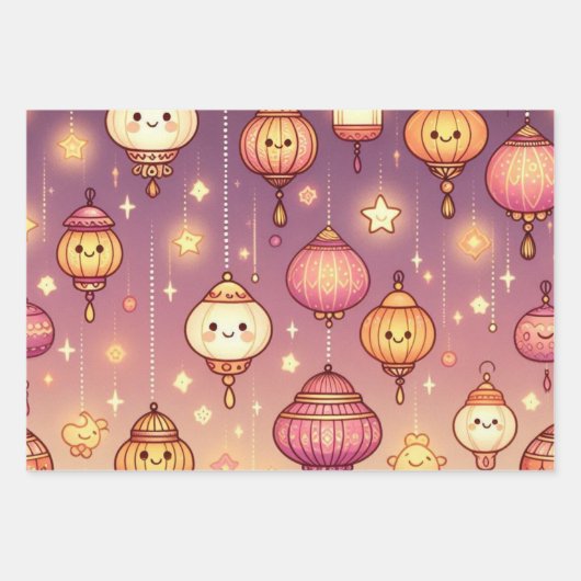 Niedlich Diwali Geschenkpapier Set (Vorderseite)