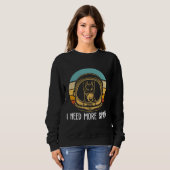Niedlich Doberman Astronaut Funny Doberman Angepas Sweatshirt (Vorne ganz)