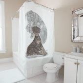 Niedlich Doberman Pinscher Puppy Duschvorhang (Beispiel)