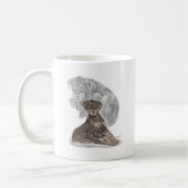 Niedlich Doberman Pinscher Puppy Kaffeetasse (Links)