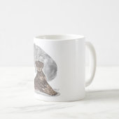Niedlich Doberman Pinscher Puppy Kaffeetasse (VorderseiteRechts)