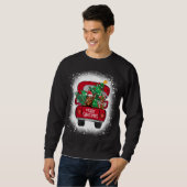 Niedlich Doberman Red Truck Frohe Weihnachten gebl Sweatshirt (Vorne ganz)