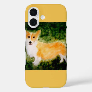 Niedlich Dog Art Corgi iPhone 16 Hülle