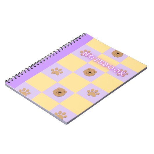 Niedlich-Dog-Journal-Notebook Notizblock (Linke Seite)