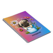 Niedlich Dog Spiral Foto Notebook Notizblock (Rechte Seite)