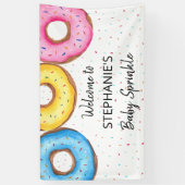 Niedlich Donut Baby Sprinkle Banner (Vertikal)