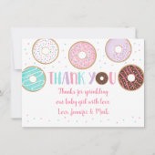 Niedlich Donut Baby Sprinkle Danke (Vorderseite)