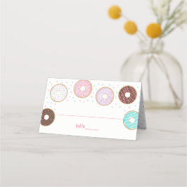Niedlich Donut Baby Sprinkle Platzkarte