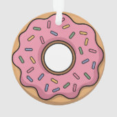 Niedlich Donut | Kinder Ornament (Rückseite)
