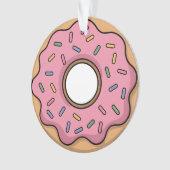 Niedlich Donut | Kinder Ornament (Vorderseite)