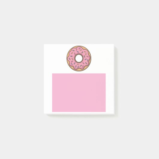 Niedlich Donut | Kinder Post-it Klebezettel (Vorderseite)