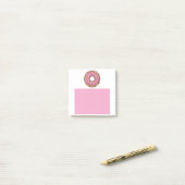 Niedlich Donut | Kinder Post-it Klebezettel (Auf Schreibtisch)