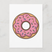 Niedlich Donut | Kinder Postkarte (Vorderseite)