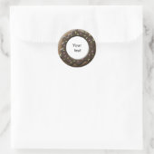 Niedlich Donut Runder Aufkleber (Tasche)
