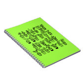 Niedlich Doodle Green Pflanze in Pots-Notebook Notizblock (Rechte Seite)