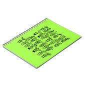 Niedlich Doodle Green Pflanze in Pots-Notebook Notizblock (Linke Seite)