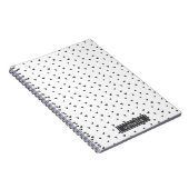 Niedlich-Doodle-Herzmuster Notizblock (Rechte Seite)