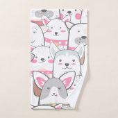 Niedlich Doodle Hunde Badhandtuch Set (Handtuch)