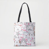 Niedlich Doodle Hunde Tasche (Vorderseite)
