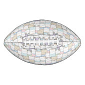 Niedlich Doodle Kitten Faces Pattern Football (Vorderseite)
