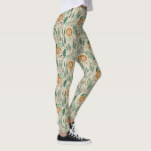 Niedlich Doodle Lion Jungle Regenwaldmuster Leggings (Rechts)