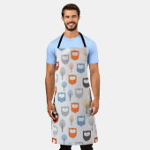 Niedlich Doodle Owls Schürze (Getragen)