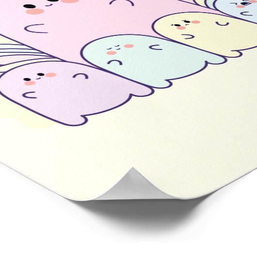 Niedlich Doodle Poster (Ecke)