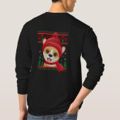 niedlich-doodle-puppy-Weihnachten T-Shirt (Rückseite)