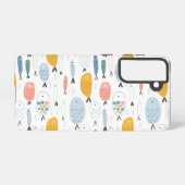 Niedlich Doodle School of Fish Pattern Samsung Galaxy Hülle (Rückseite (Horizontal))