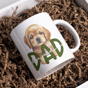 Niedlich Doodle Vater: Der grüne Hund von Lover Kaffeetasse