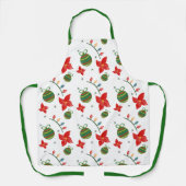 Niedlich Doodle Weihnachtsmuster Schürze (Vorderseite)