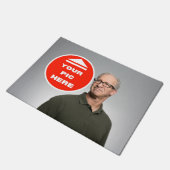 Niedlich! Doormat - Personalisiert - 18" x 24" Fußmatte (Schrägansicht)