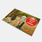 Niedlich! Doormat - Personalisiert - 24" x 36" Fußmatte (Schrägansicht)
