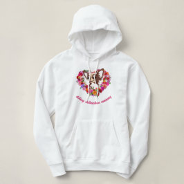 niedlich dotierendes Chihuahua Mummy Rose Liebe He Hoodie