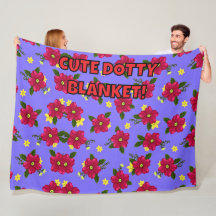 NIEDLICH DOTTY BLANKET Fleece Blanket!