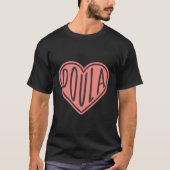 Niedlich Doula Heart Baby Birma Midfrau T-Shirt (Vorderseite)