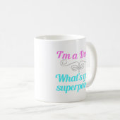 Niedlich Doula Superhero Kaffeetasse (VorderseiteRechts)