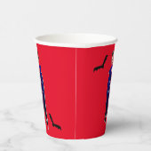 Niedlich Dracula Halloween Pappbecher (Rechts)