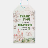 Niedlich Dragon 1. Geburtstag Party Geschenkanhänger (Vorderseite)