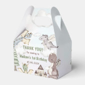 Niedlich Dragon 1. Geburtstag Party Geschenkschachtel (Rückseite)